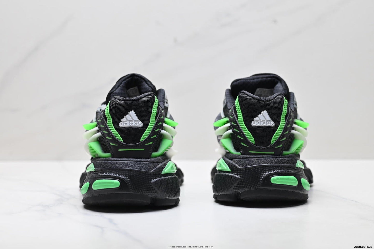 Adidas K81801750 Unisex Dad Sneakers - Black/Green - image 3