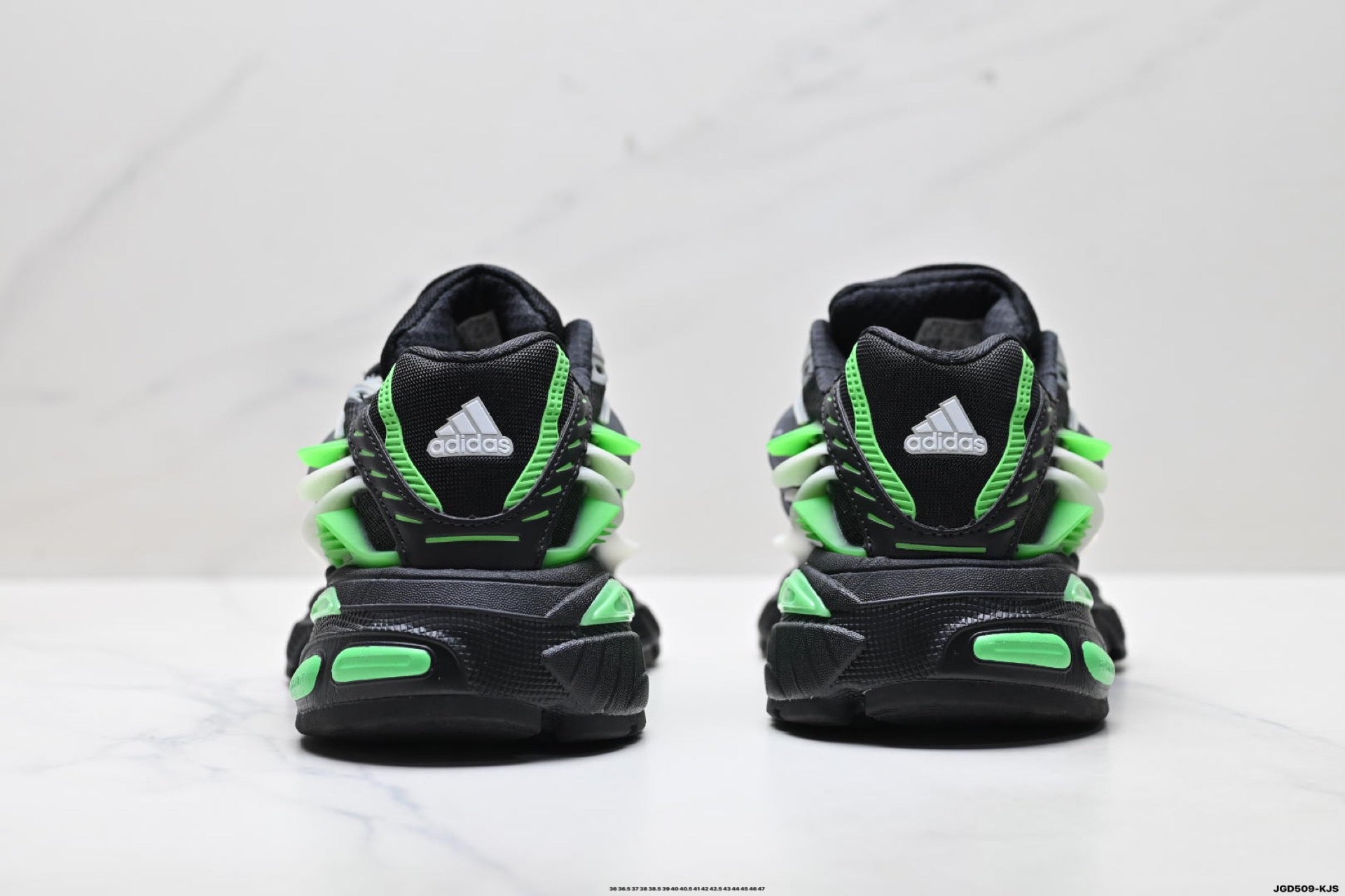 Adidas K81801750 Unisex Dad Sneakers - Black/Green - image 3