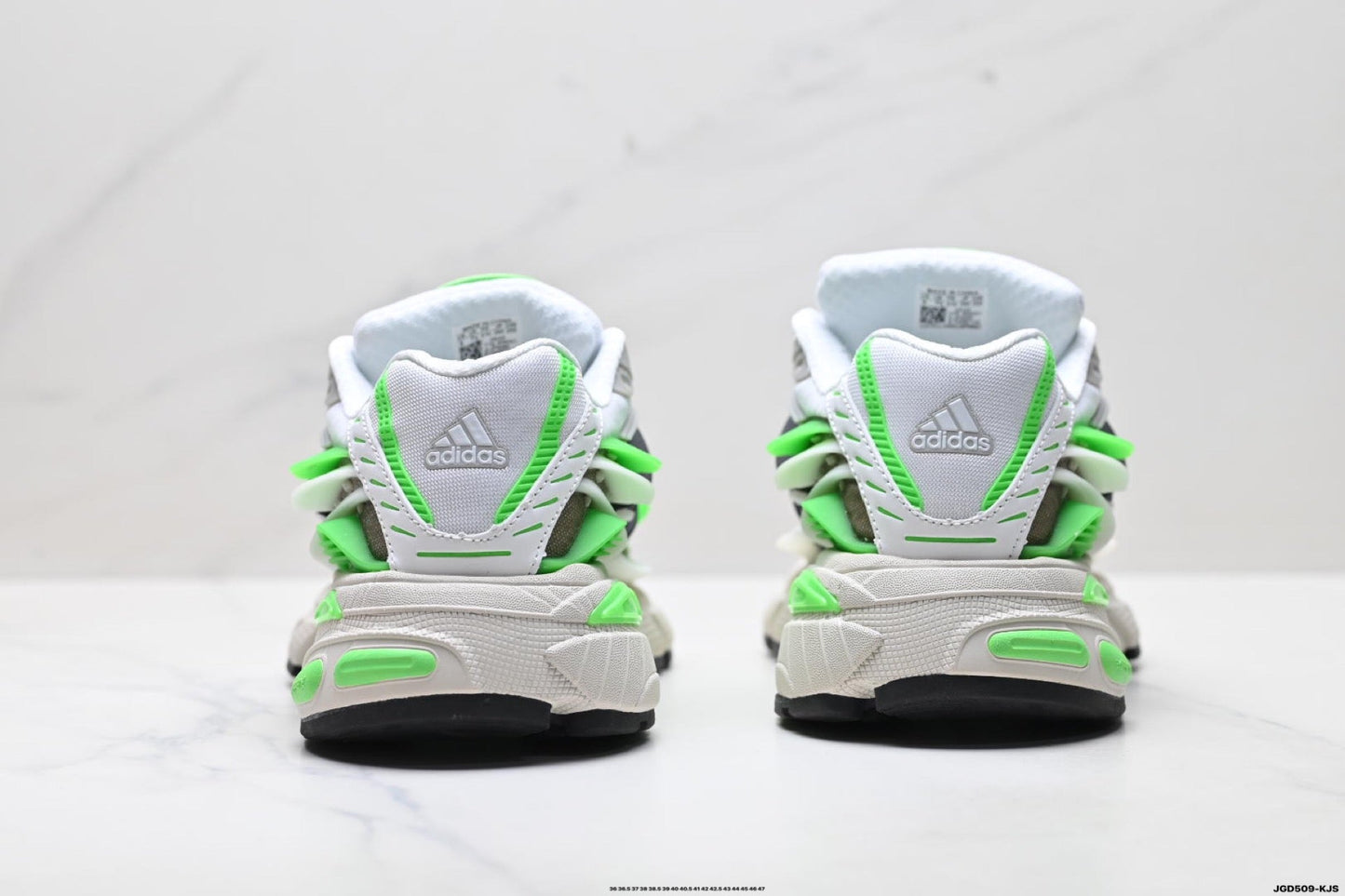 Adidas K81801750 Unisex Dad Sneakers - White/Green - image 8