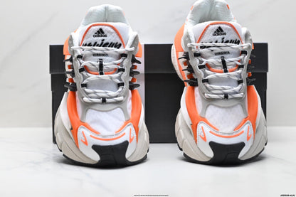 Adidas K81801750 Unisex Dad Sneakers - White/Orange - image 12