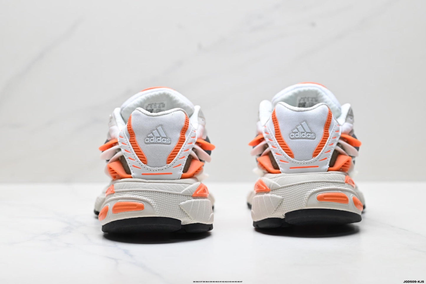 Adidas K81801750 Unisex Dad Sneakers - White/Orange - image 13