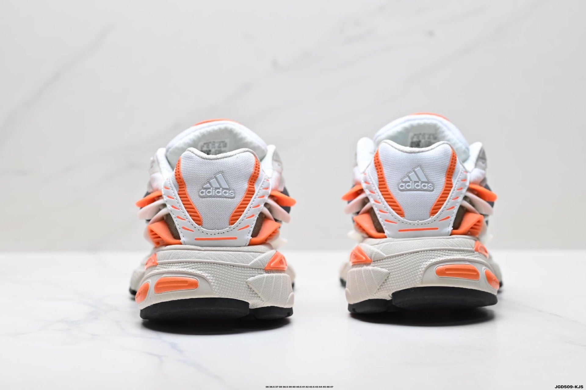 Adidas K81801750 Unisex Dad Sneakers - White/Orange - image 13