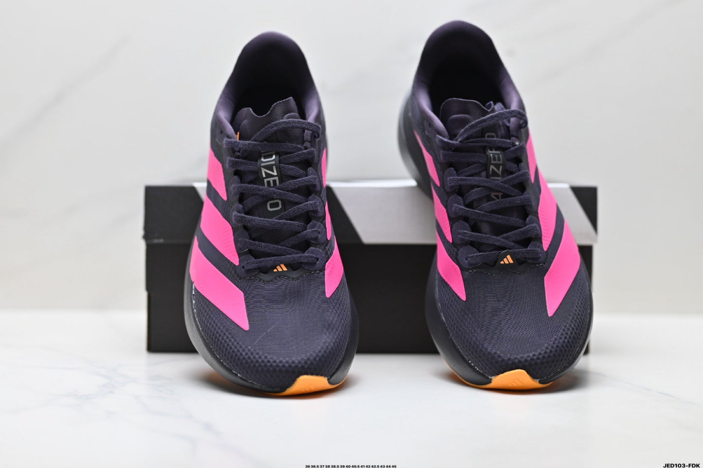 Adidas K81801550 Unisex Running Shoes #10 - Black/Pink - image 7