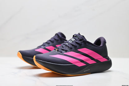 Adidas K81801550 Unisex Running Shoes #10 - Black/Pink - image 10
