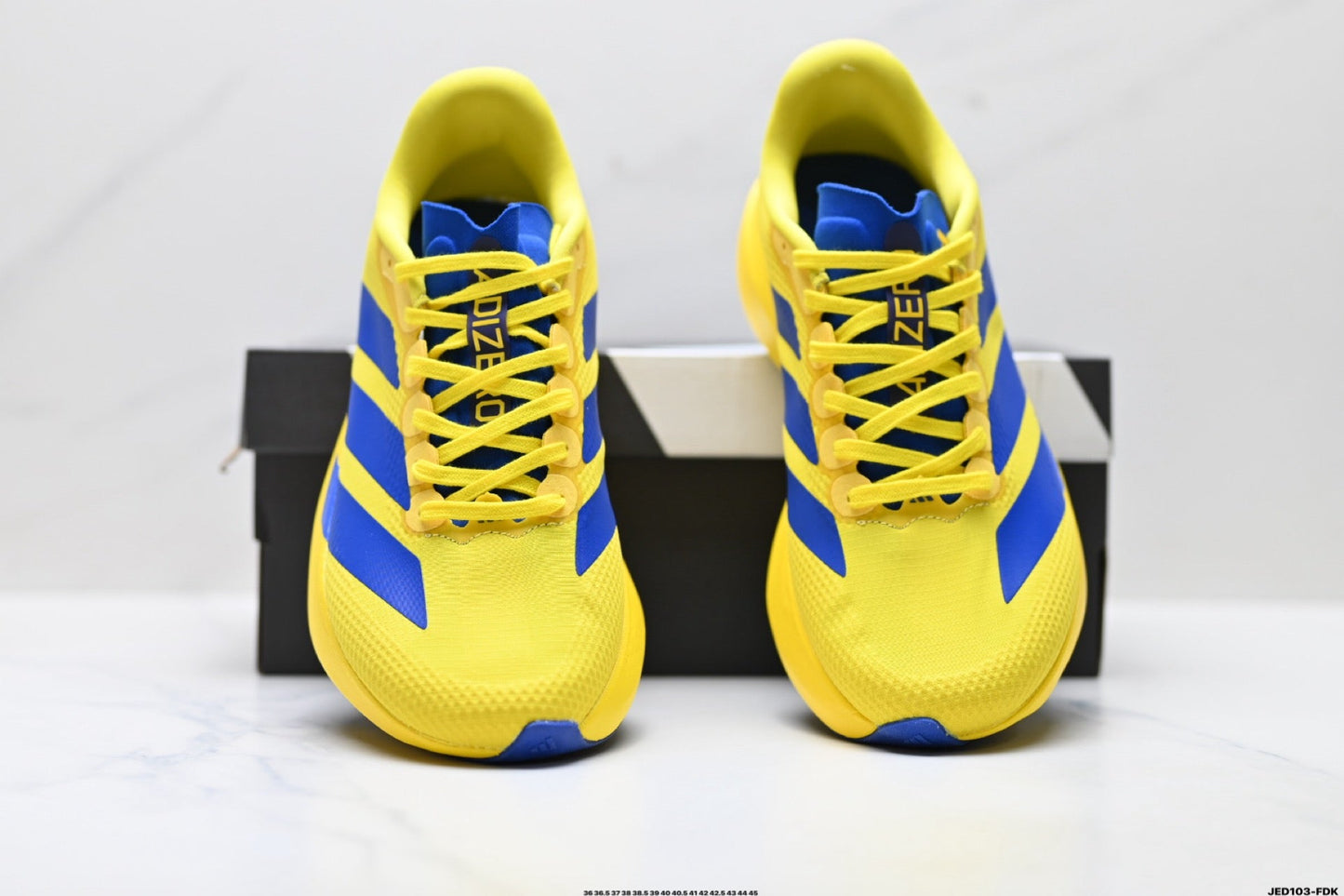 Adidas K81801550 Unisex Running Shoes #10 - Yellow/Blue - image 17
