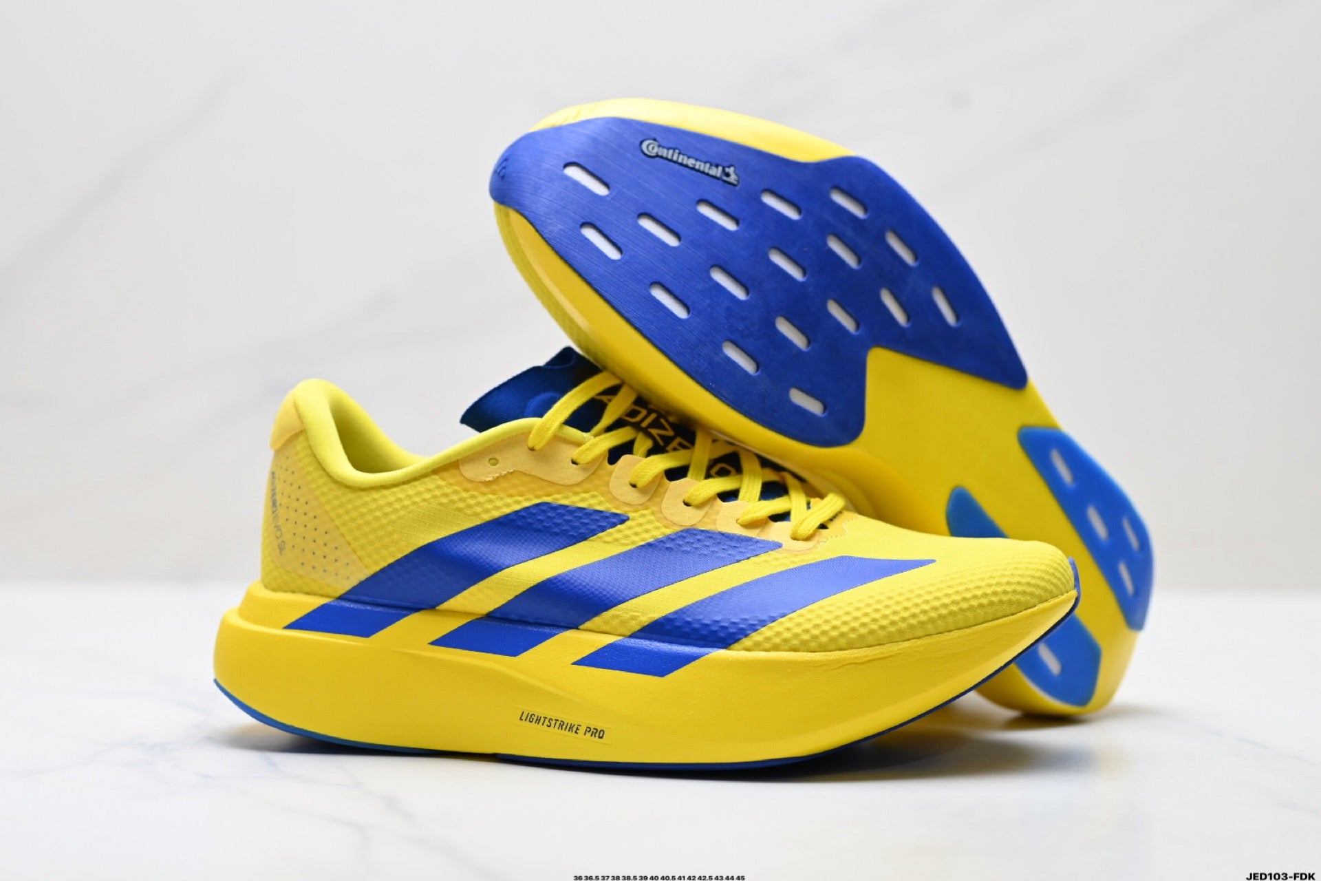Adidas K81801550 Unisex Running Shoes #10 - Yellow/Blue - image 19
