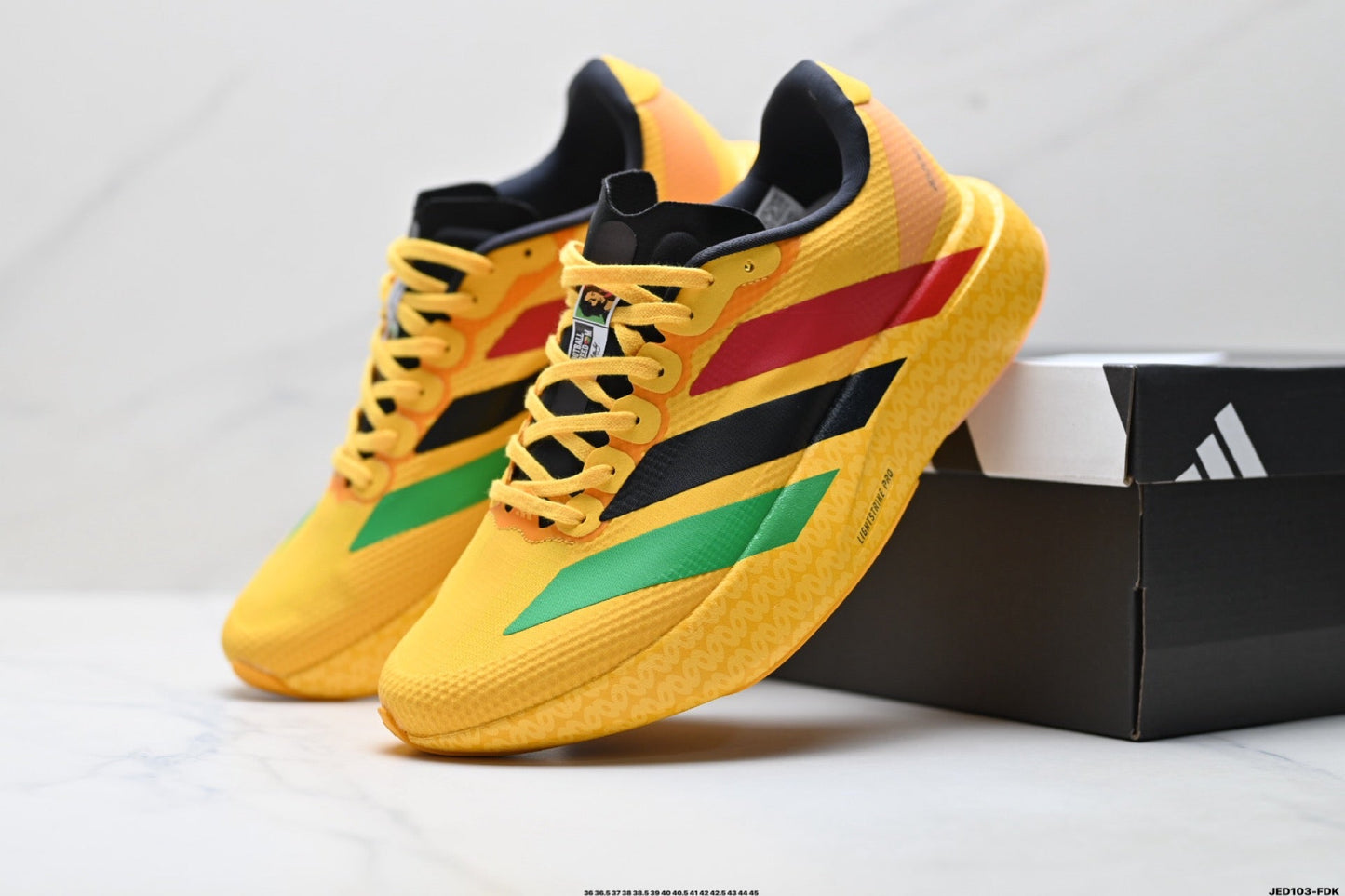 Adidas K81801550 Unisex Running Shoes #10 - Yellow/Blue - image 21