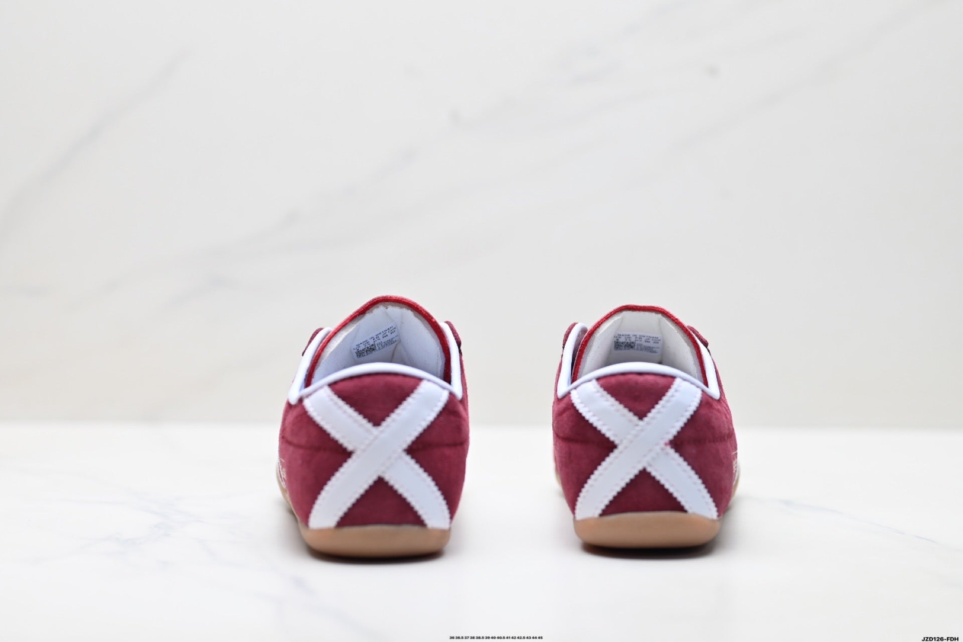 Adidas K81801450 Unisex Casual Sneakers #4 - Burgundy - image 3