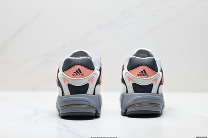 Adidas K81801550 Unisex Running Shoes #9 - Grey/Coral - image 3