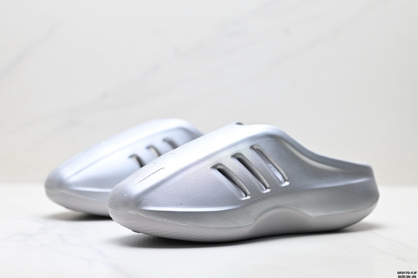 Adidas K81801050 Unisex Clogs - Silver - image 22