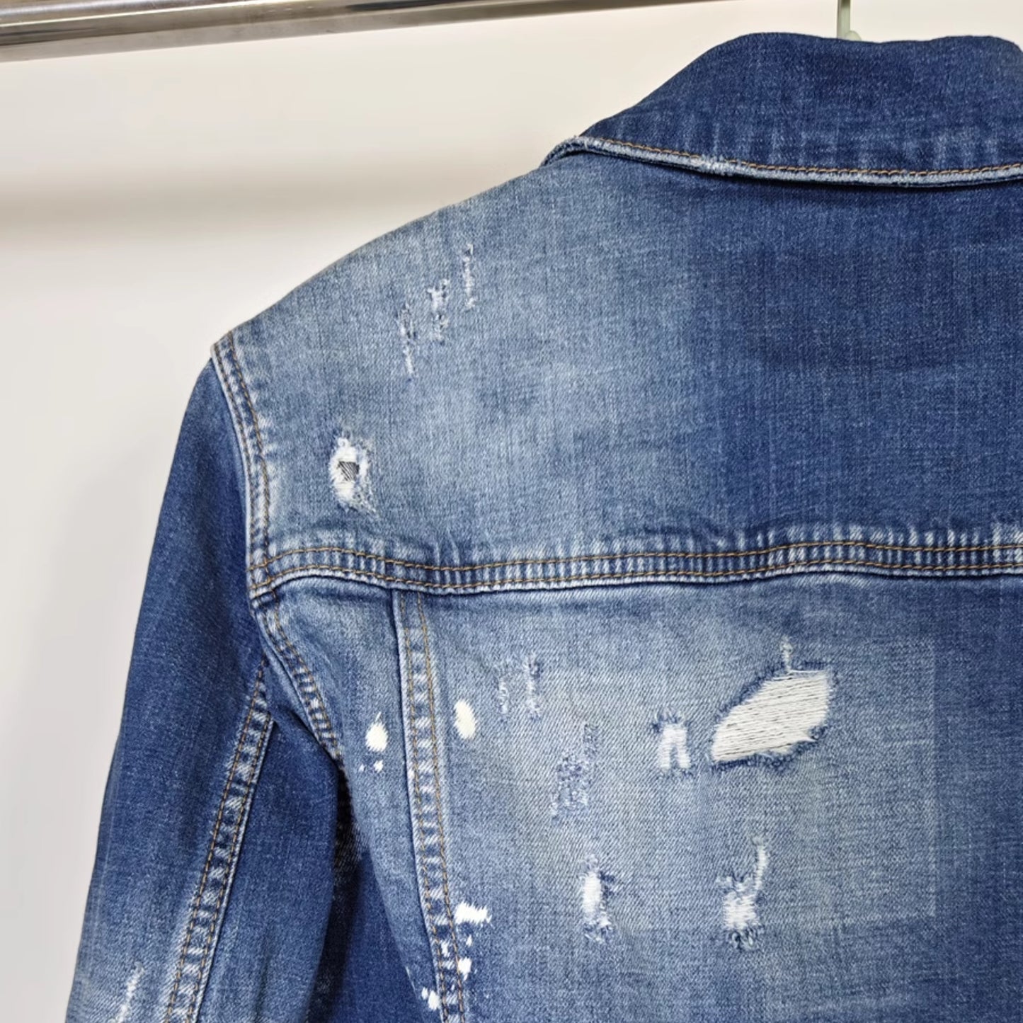 2025ss Man Letters Denim Jacket