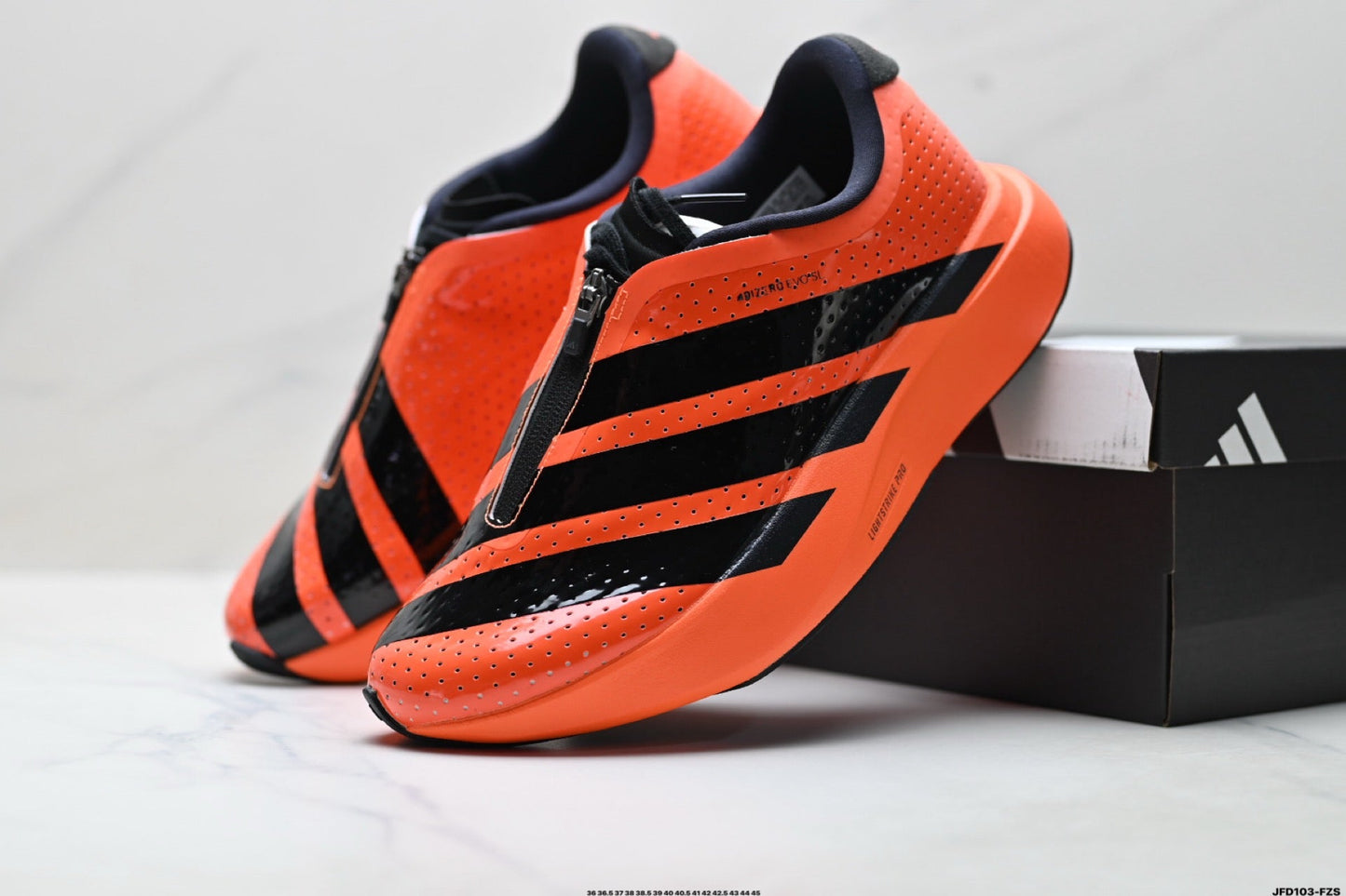 Adidas K81801650 Unisex Running Shoes #6 - Black/Orange