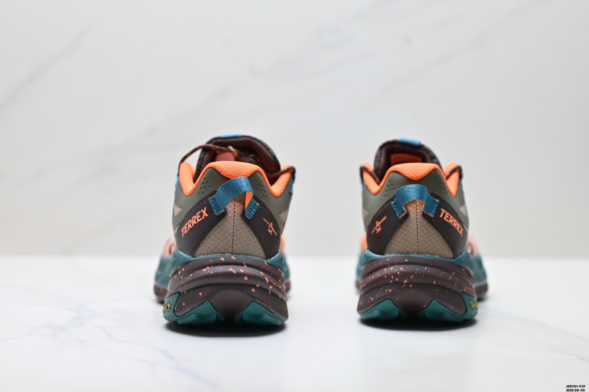 Adidas K81801550 Unisex Running Shoes #8 - Grey/Orange/Teal - image 13