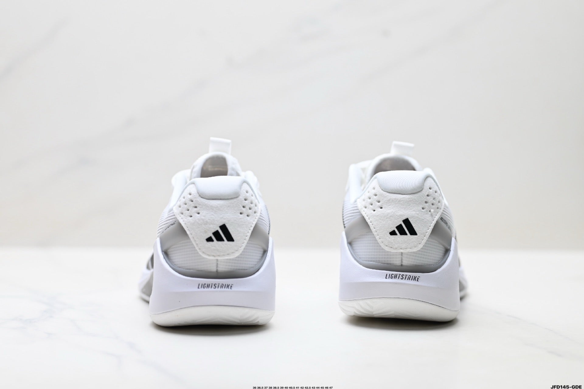Adidas K81801650 Unisex Running Shoes #5 - White/Black - image 3