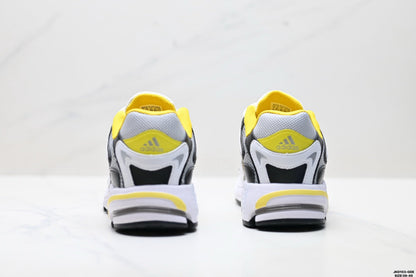Adidas K81801550 Men's Running Shoes #6 - White/Black/Yellow - image 3