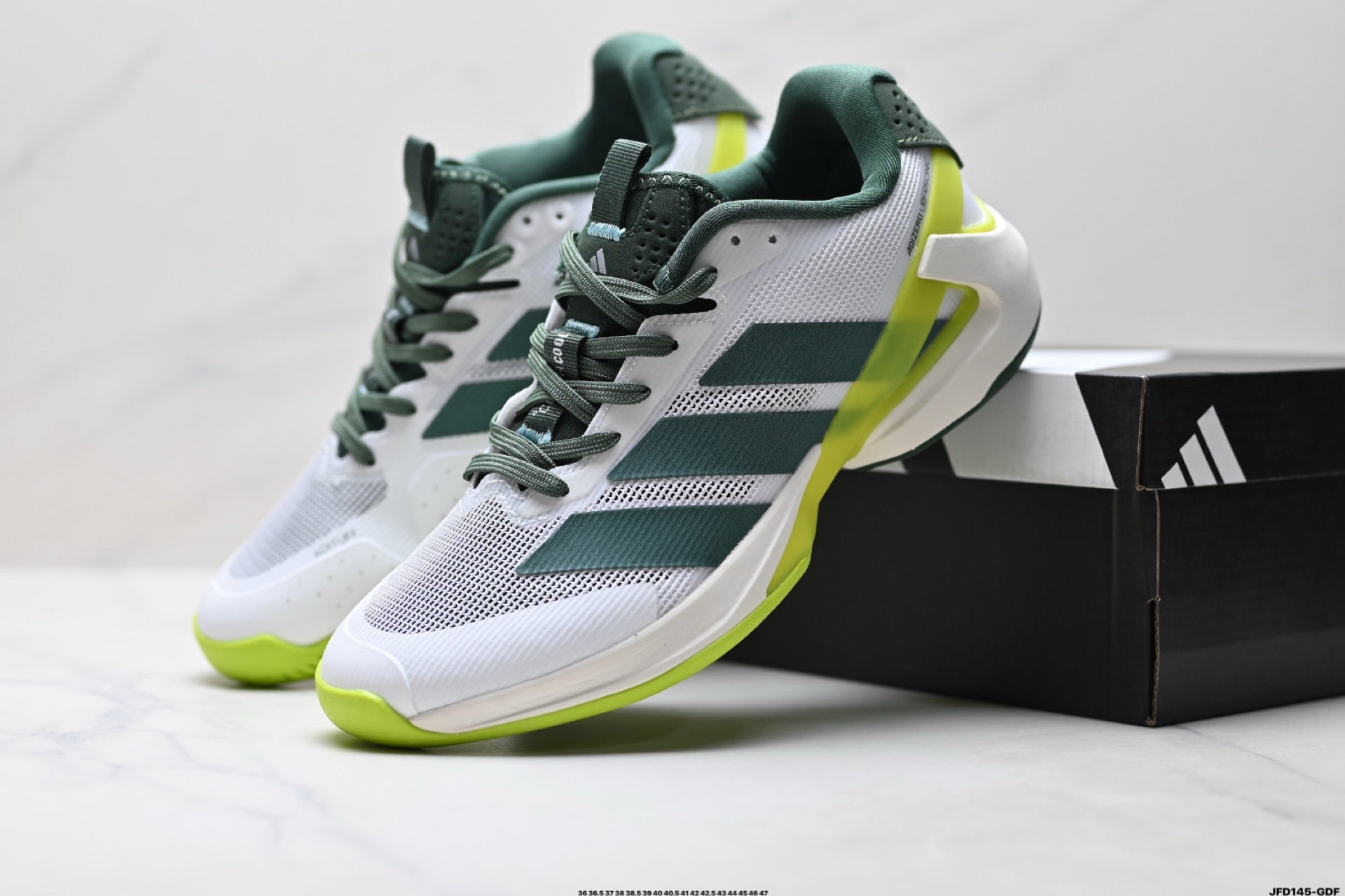 Adidas K81801650 Unisex Running Shoes #4 - White/Green