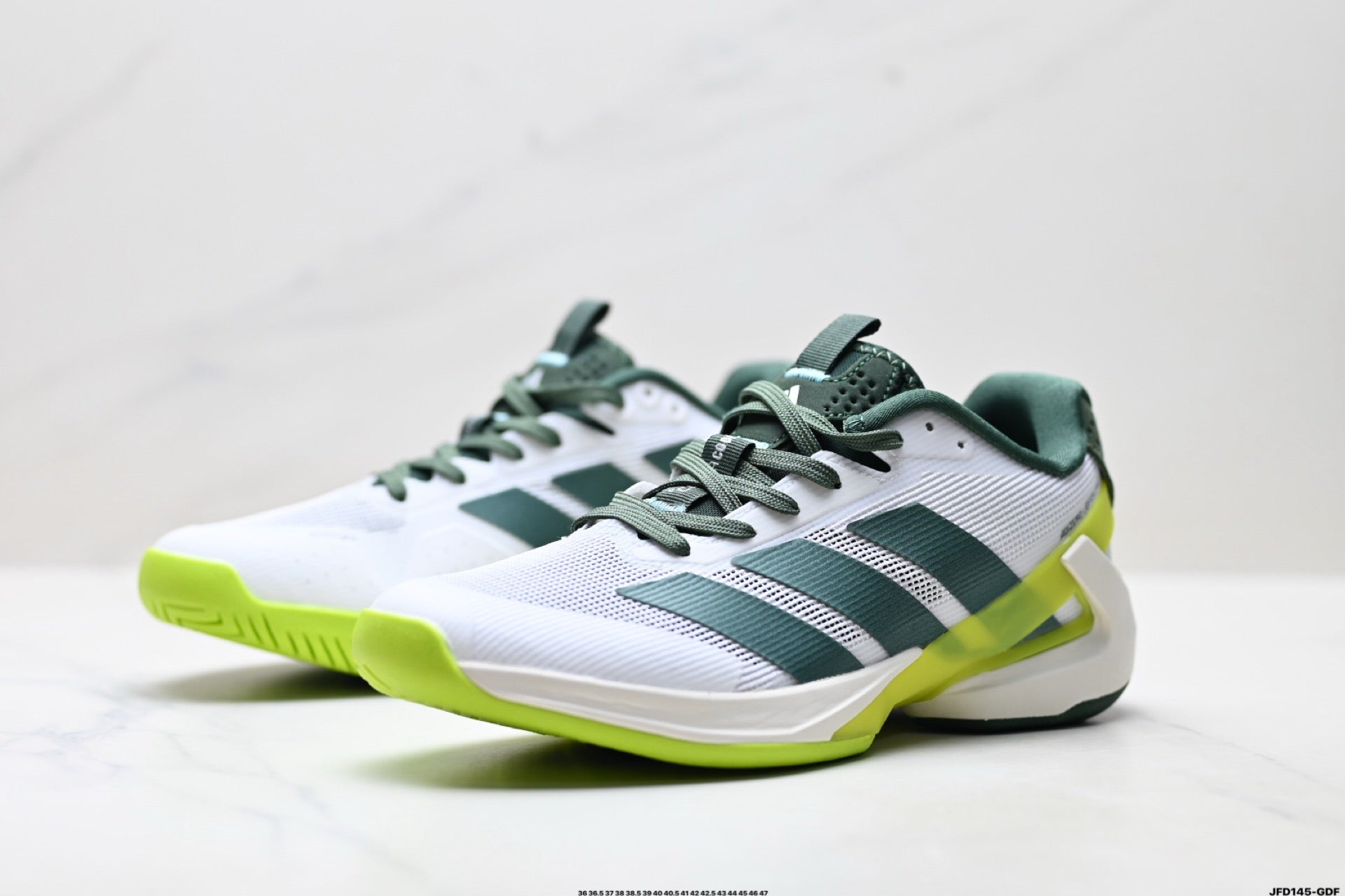 Adidas K81801650 Unisex Running Shoes #4 - White/Green - image 5