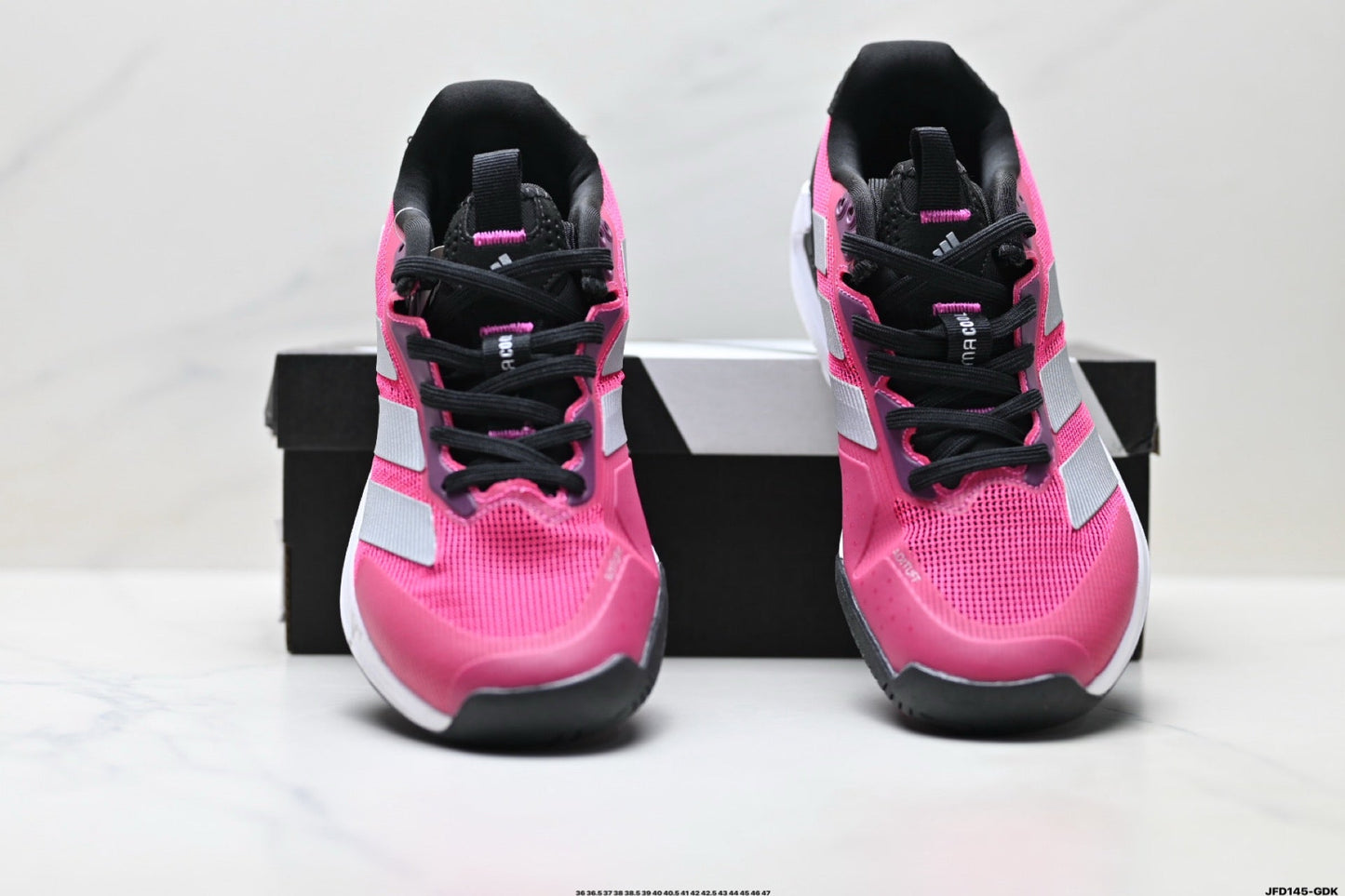Adidas K81801650 Unisex Running Shoes #4 - Pink/Black - image 7