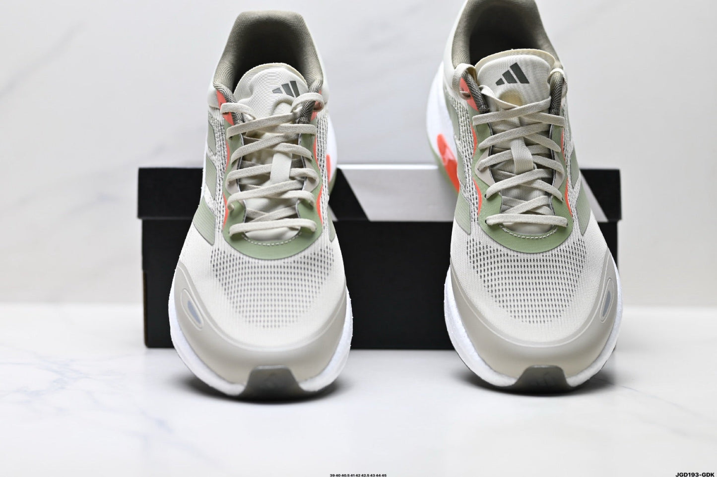 Adidas K81801750 Men's Running Shoes #2 - White/Grey - image 2