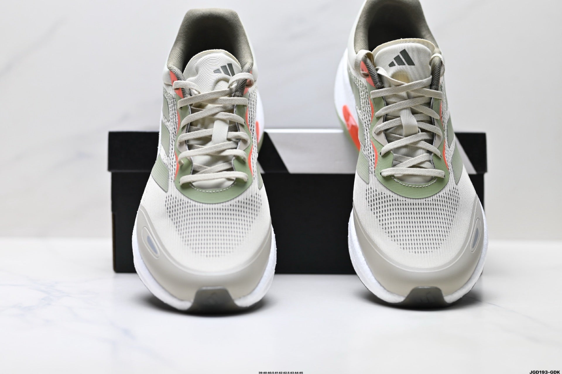 Adidas K81801750 Men's Running Shoes #2 - White/Grey - image 2
