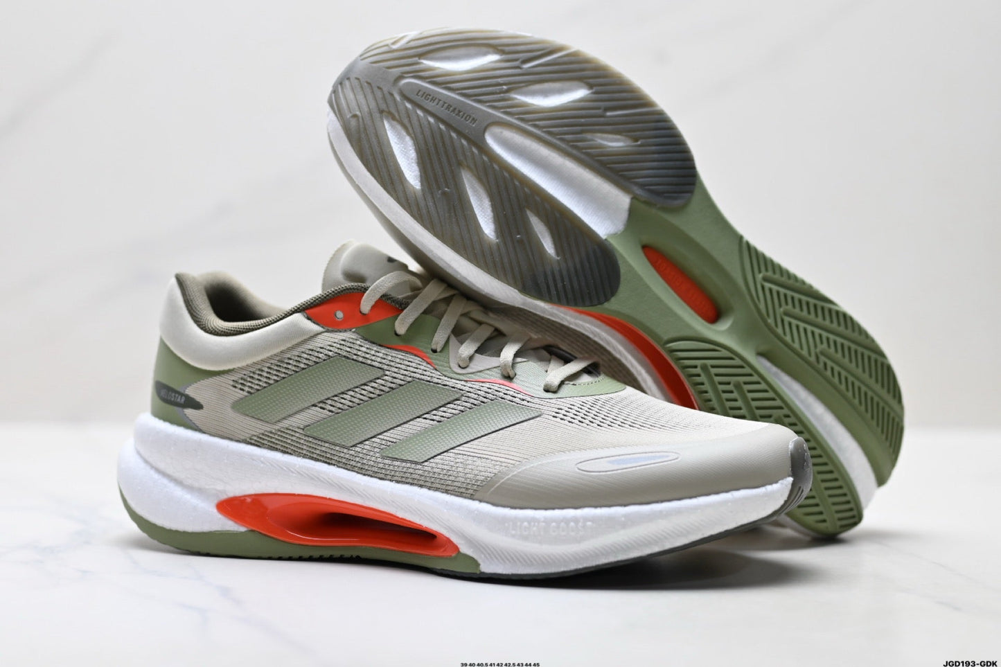 Adidas K81801750 Men's Running Shoes #2 - White/Grey - image 4