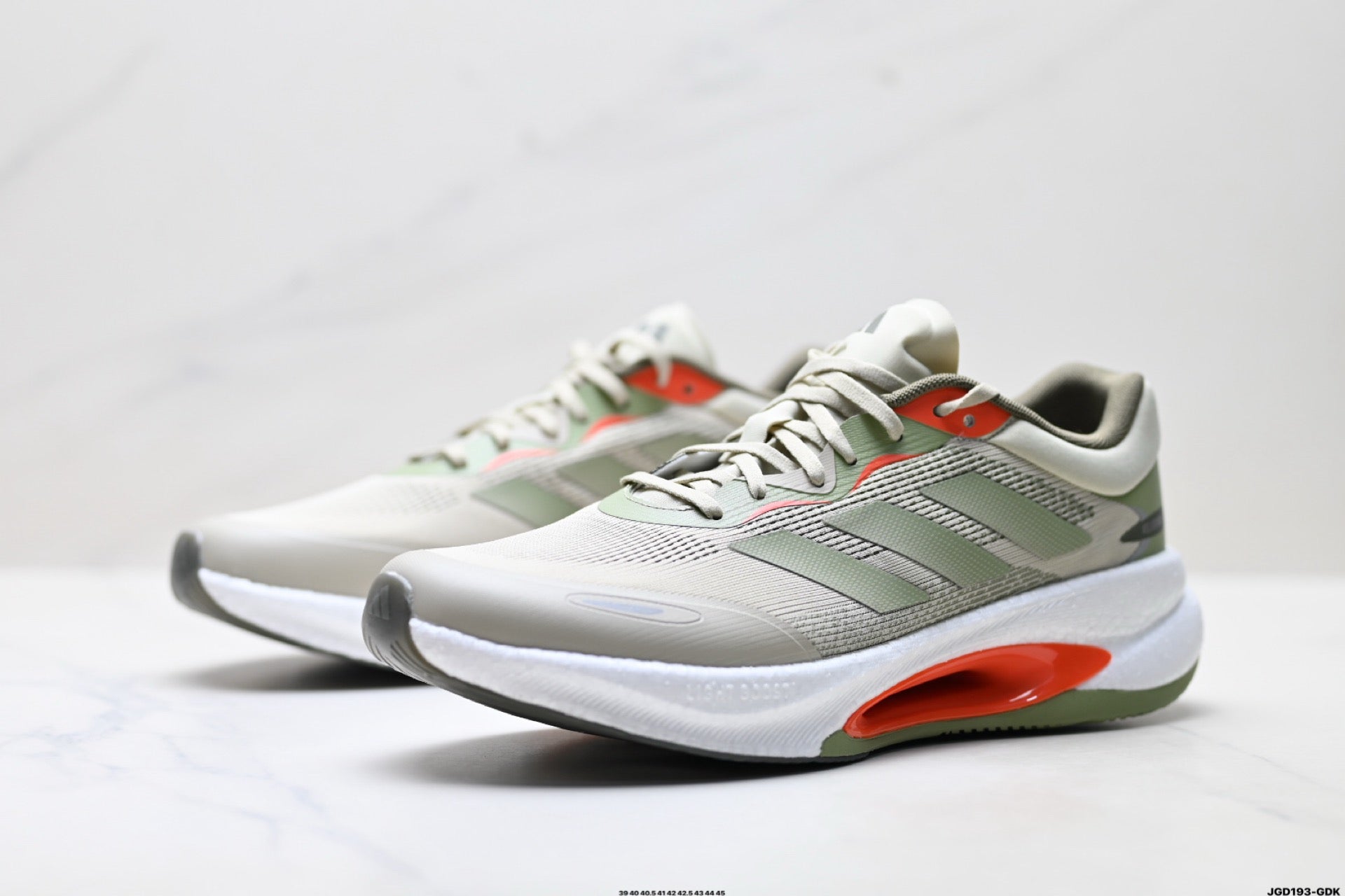 Adidas K81801750 Men's Running Shoes #2 - White/Grey - image 5
