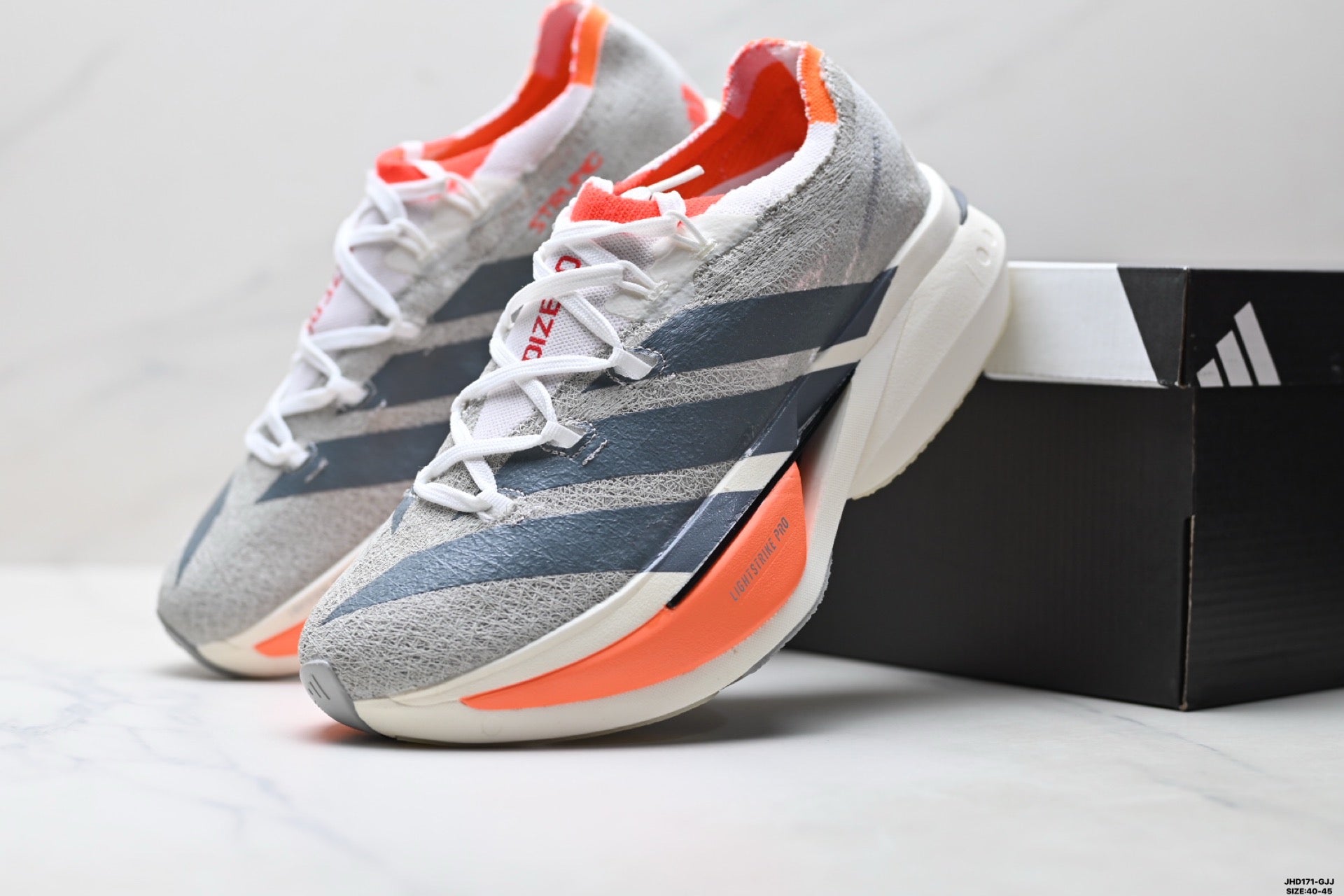 Adidas K81801850 Men's Running Shoes - Grey/Coral
