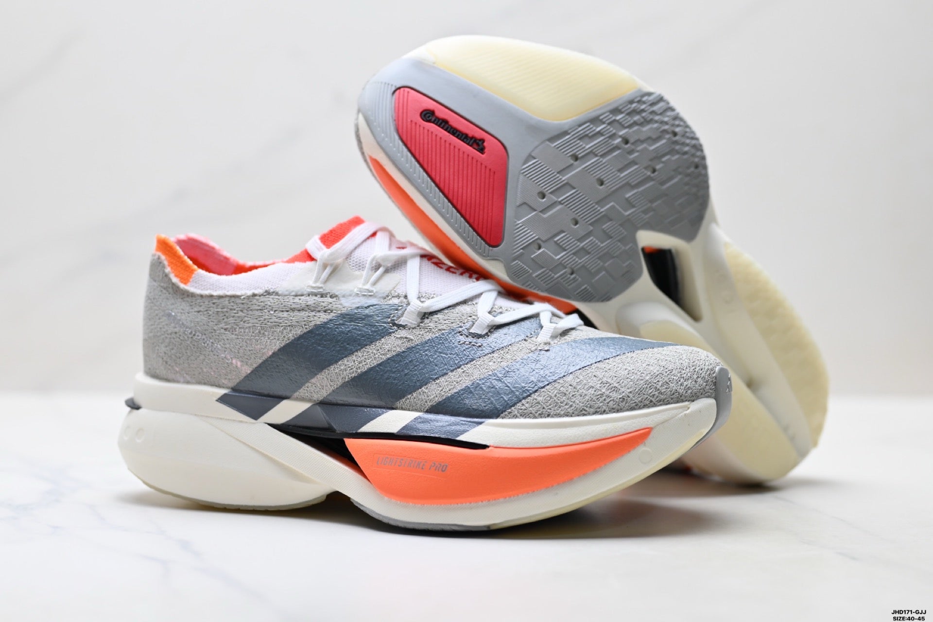 Adidas K81801850 Men's Running Shoes - Grey/Coral - image 4