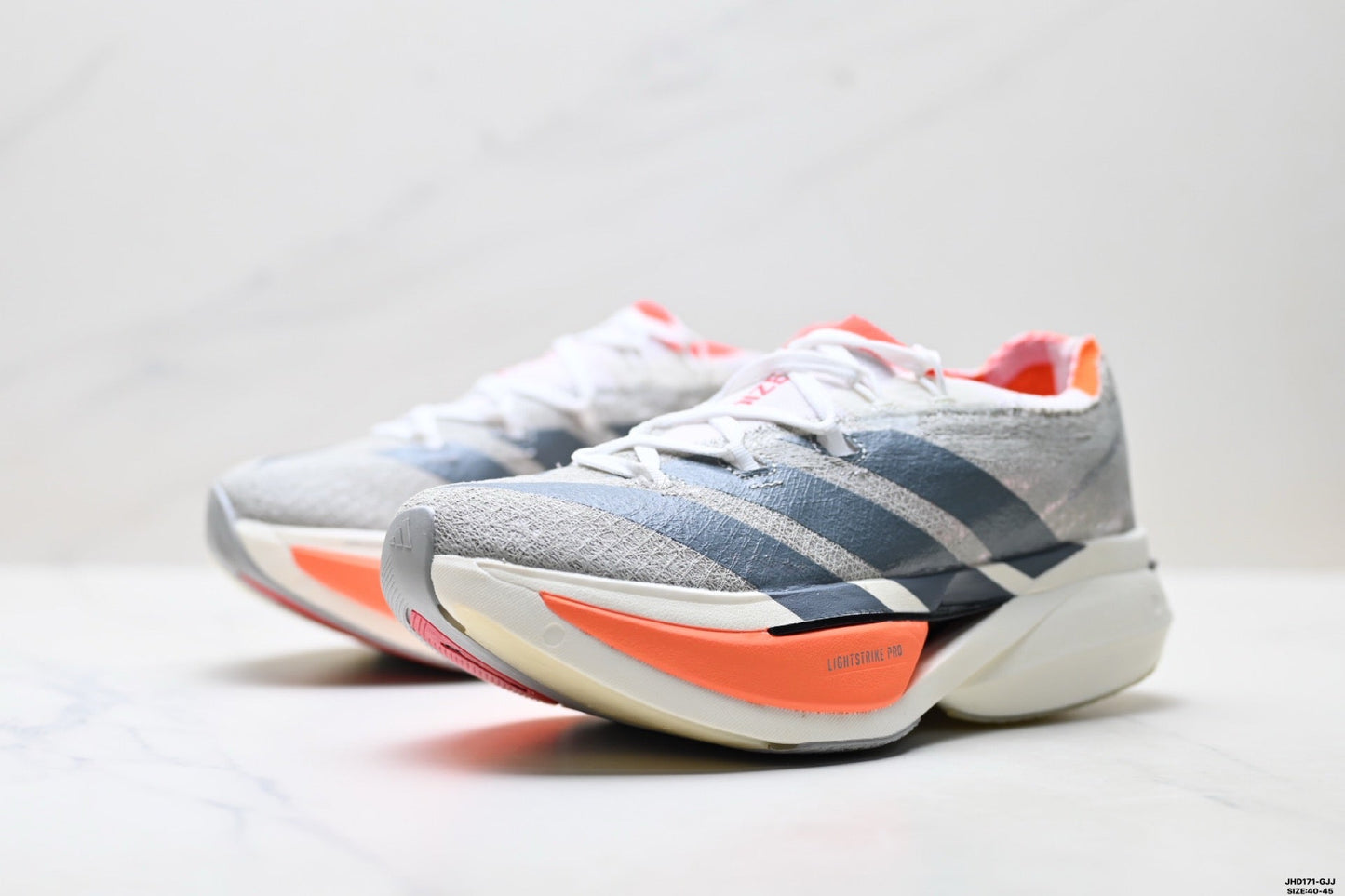 Adidas K81801850 Men's Running Shoes - Grey/Coral - image 5