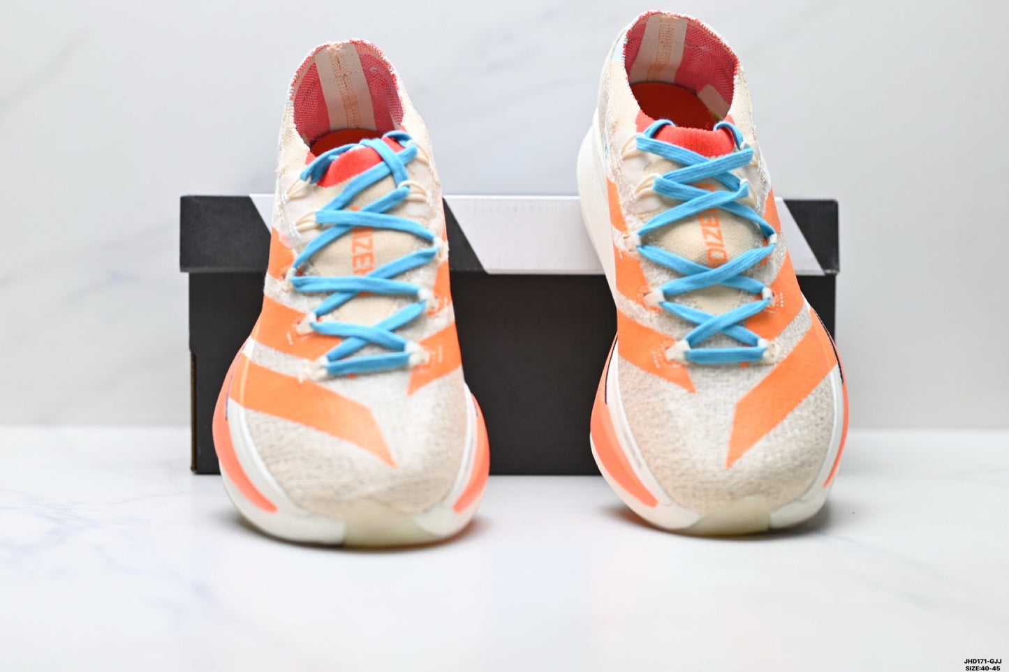 Adidas K81801850 Men's Running Shoes - Beige/Orange/Blue - image 12