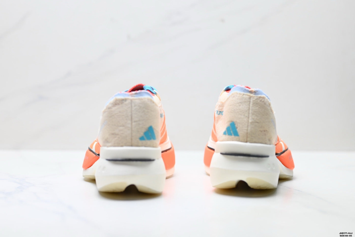 Adidas K81801850 Men's Running Shoes - Beige/Orange/Blue - image 13