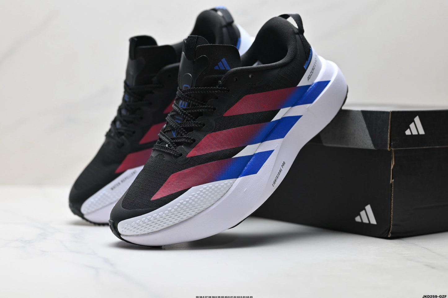 Adidas K81801550 Unisex Running Shoes #6 - Black/Red