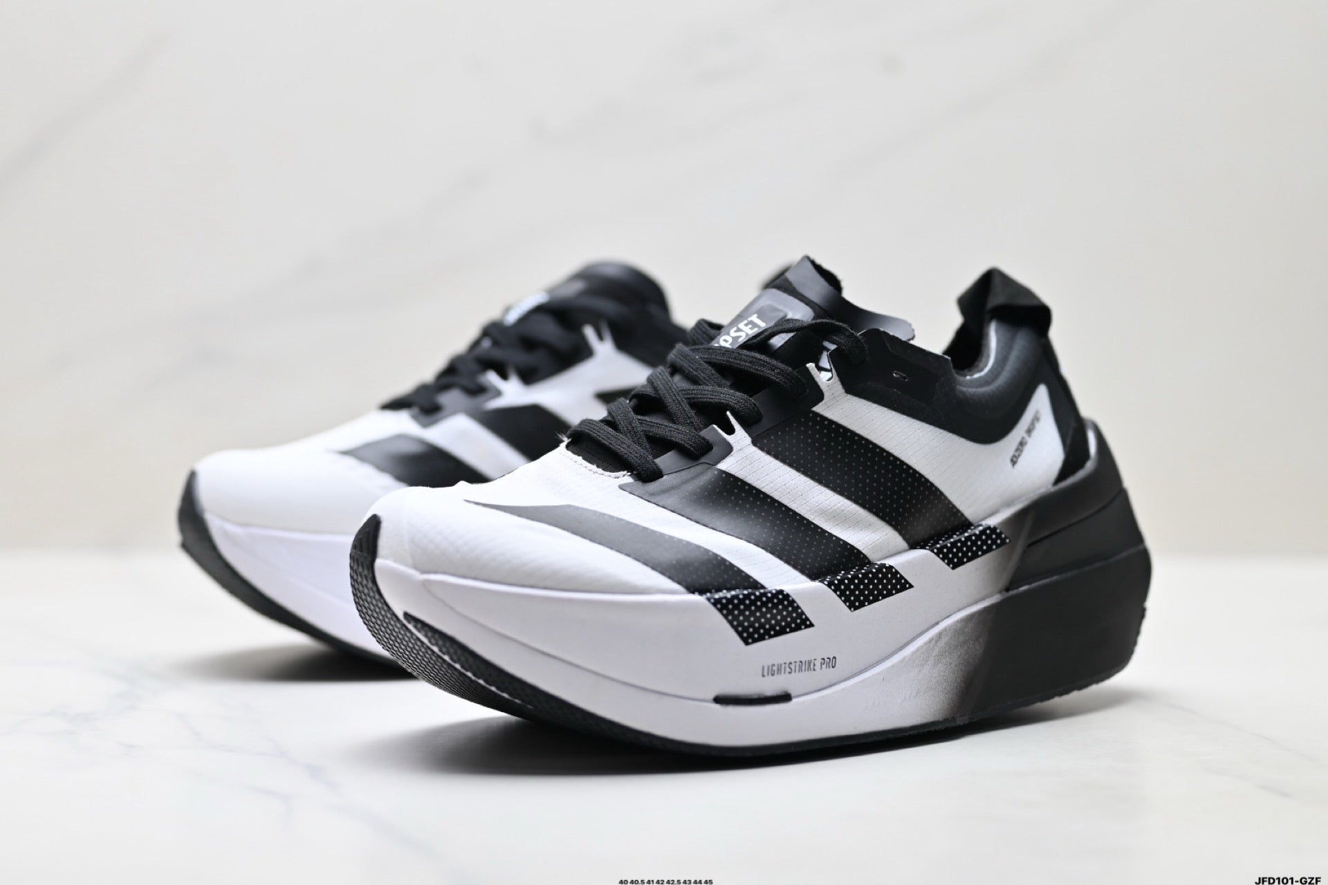 Adidas K81801650 Men's Running Shoes #2 - Black/White - image 5