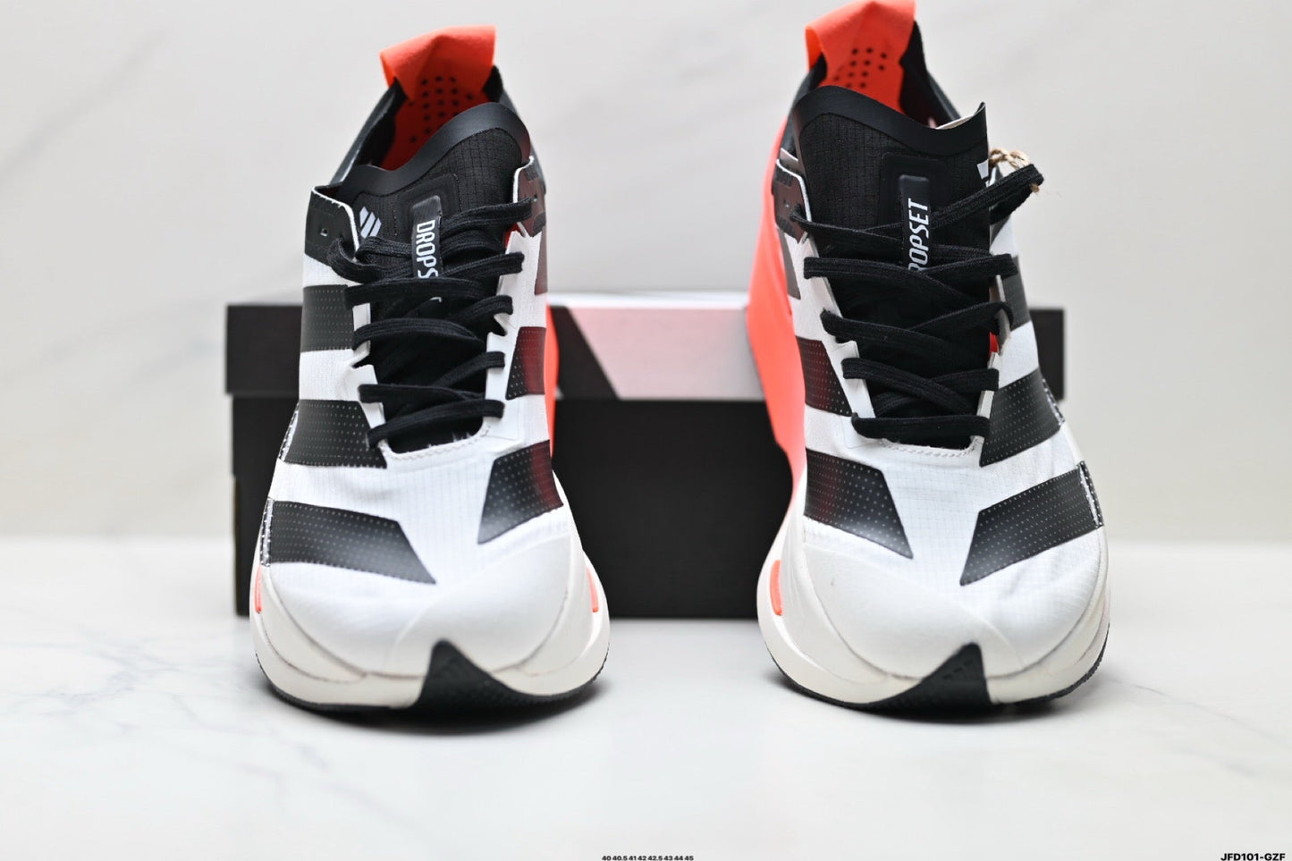 Adidas K81801650 Men's Running Shoes #2 - White/Black/Red - image 7
