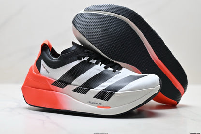 Adidas K81801650 Men's Running Shoes #2 - White/Black/Red - image 9