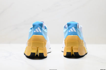Adidas K81801650 Men's Running Shoes #2 - White/Blue/Yellow - image 18