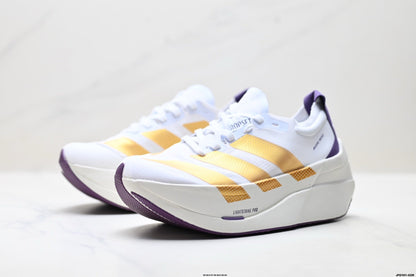 Adidas K81801650 Women's Running Shoes - White/Purple/Orange - image 5