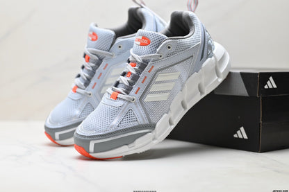 Adidas K81801550 Men's Running Shoes #5 - Grey/Orange