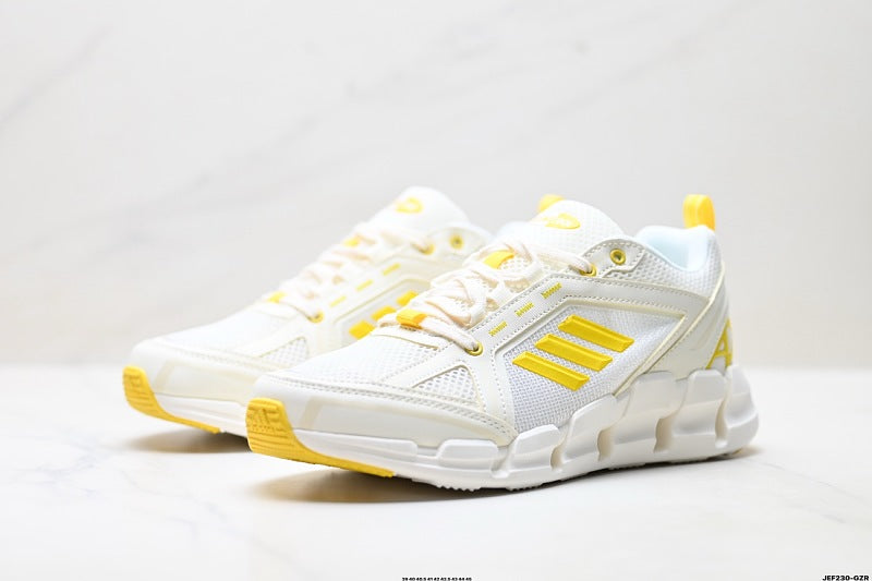 Adidas K81801550 Men's Running Shoes #5 - White/Yellow - image 11