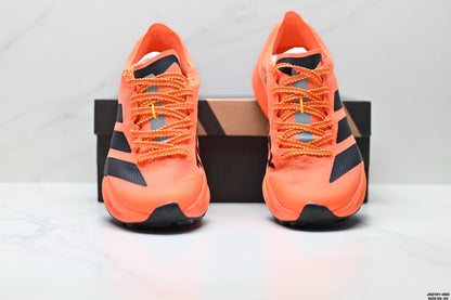 Adidas K81801750 Unisex Running Shoes #2 - Orange/Black - image 2