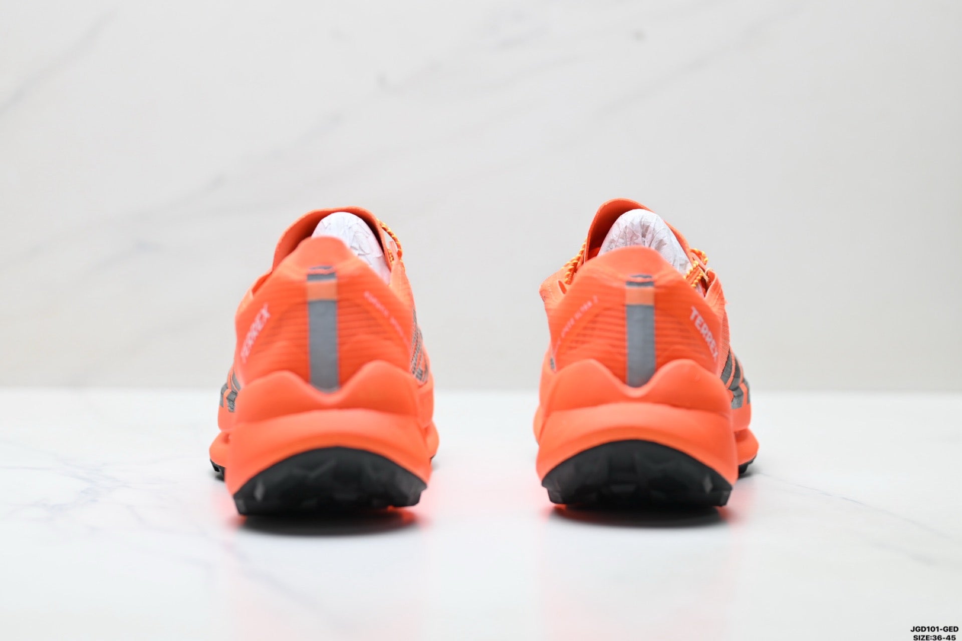 Adidas K81801750 Unisex Running Shoes #2 - Orange/Black - image 3