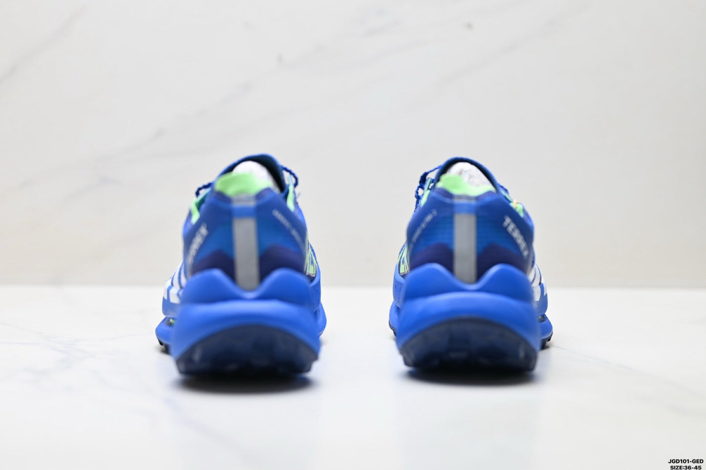 Adidas K81801750 Unisex Running Shoes #2 - Blue/Green - image 8