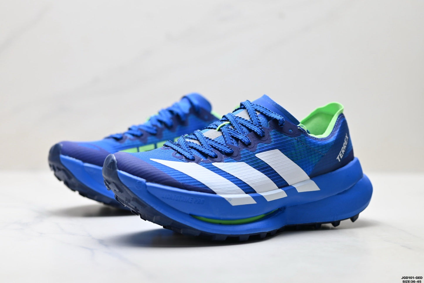 Adidas K81801750 Unisex Running Shoes #2 - Blue/Green - image 10