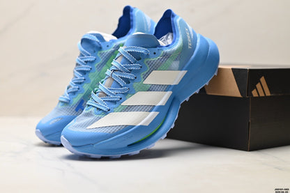 Adidas K81801750 Unisex Running Shoes #2 - Blue/Green - image 11