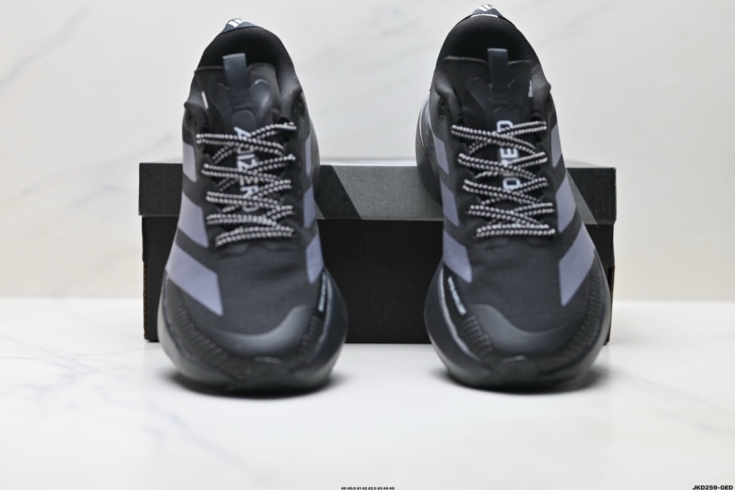 Adidas K81801550 Men's Running Shoes #4 - Black/Grey - image 2