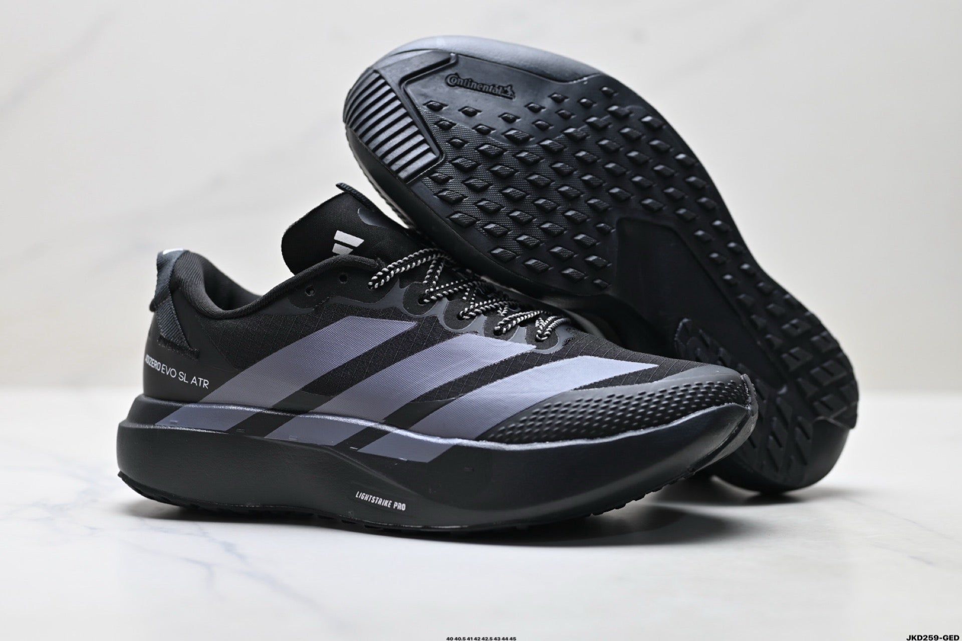 Adidas K81801550 Men's Running Shoes #4 - Black/Grey - image 4