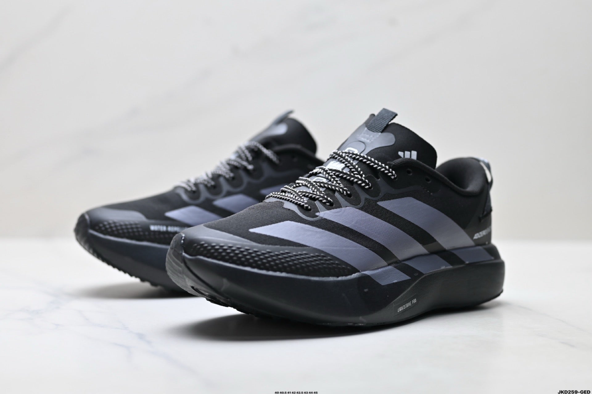 Adidas K81801550 Men's Running Shoes #4 - Black/Grey - image 5