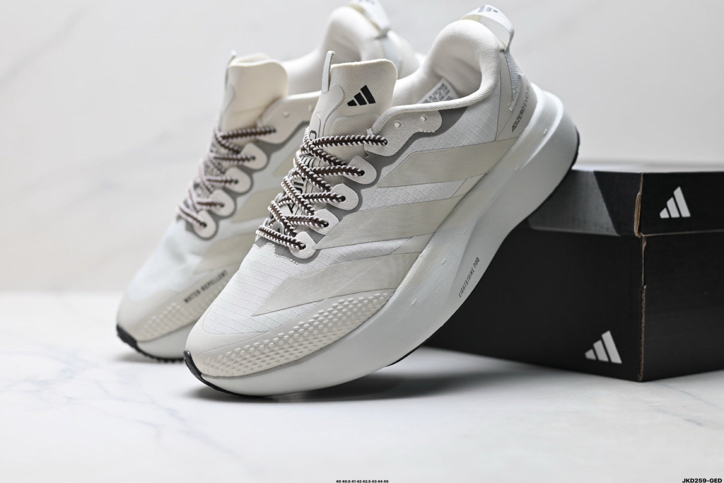 Adidas K81801550 Men's Running Shoes #4 - Black/Grey - image 6