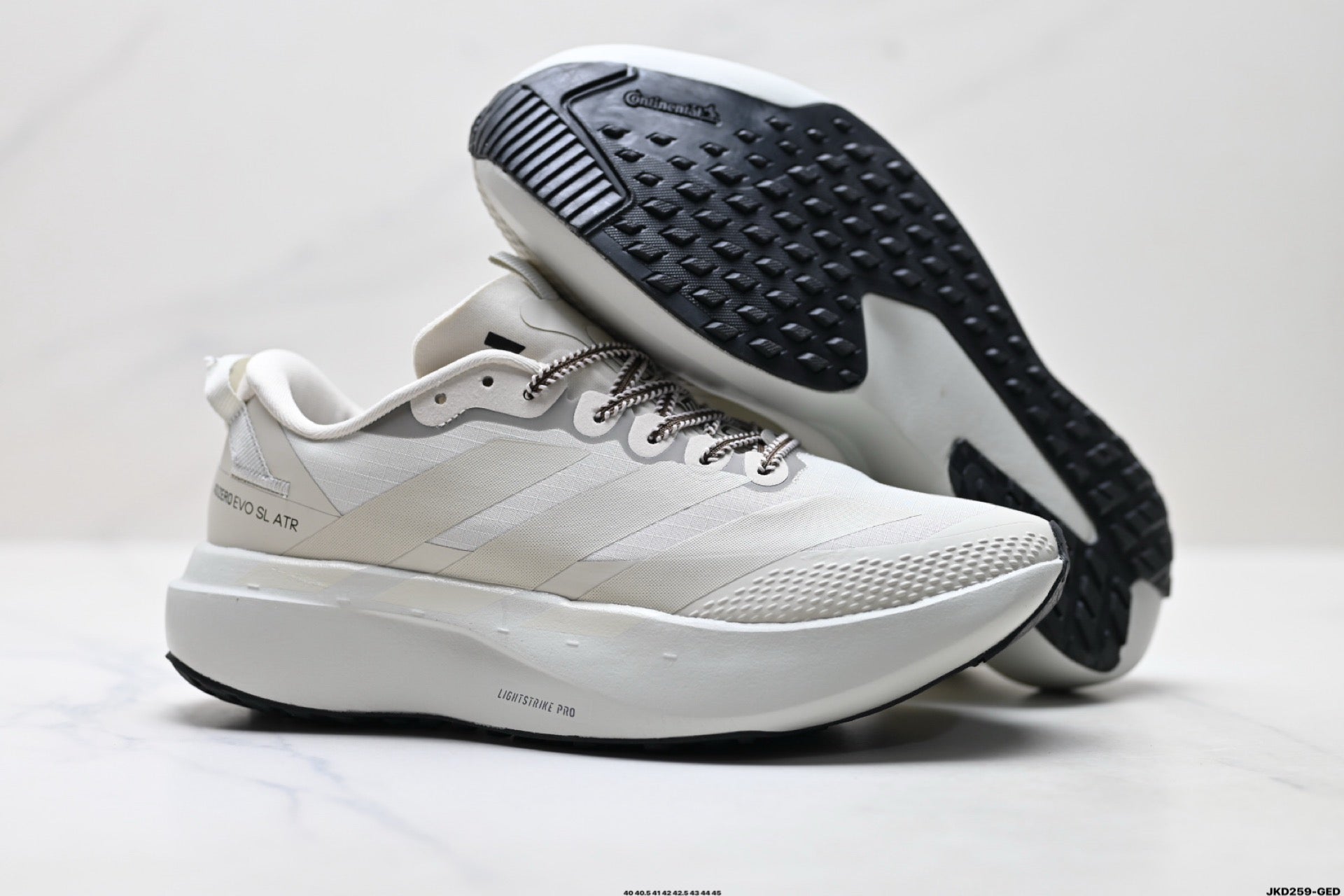 Adidas K81801550 Men's Running Shoes #4 - White/Beige - image 9