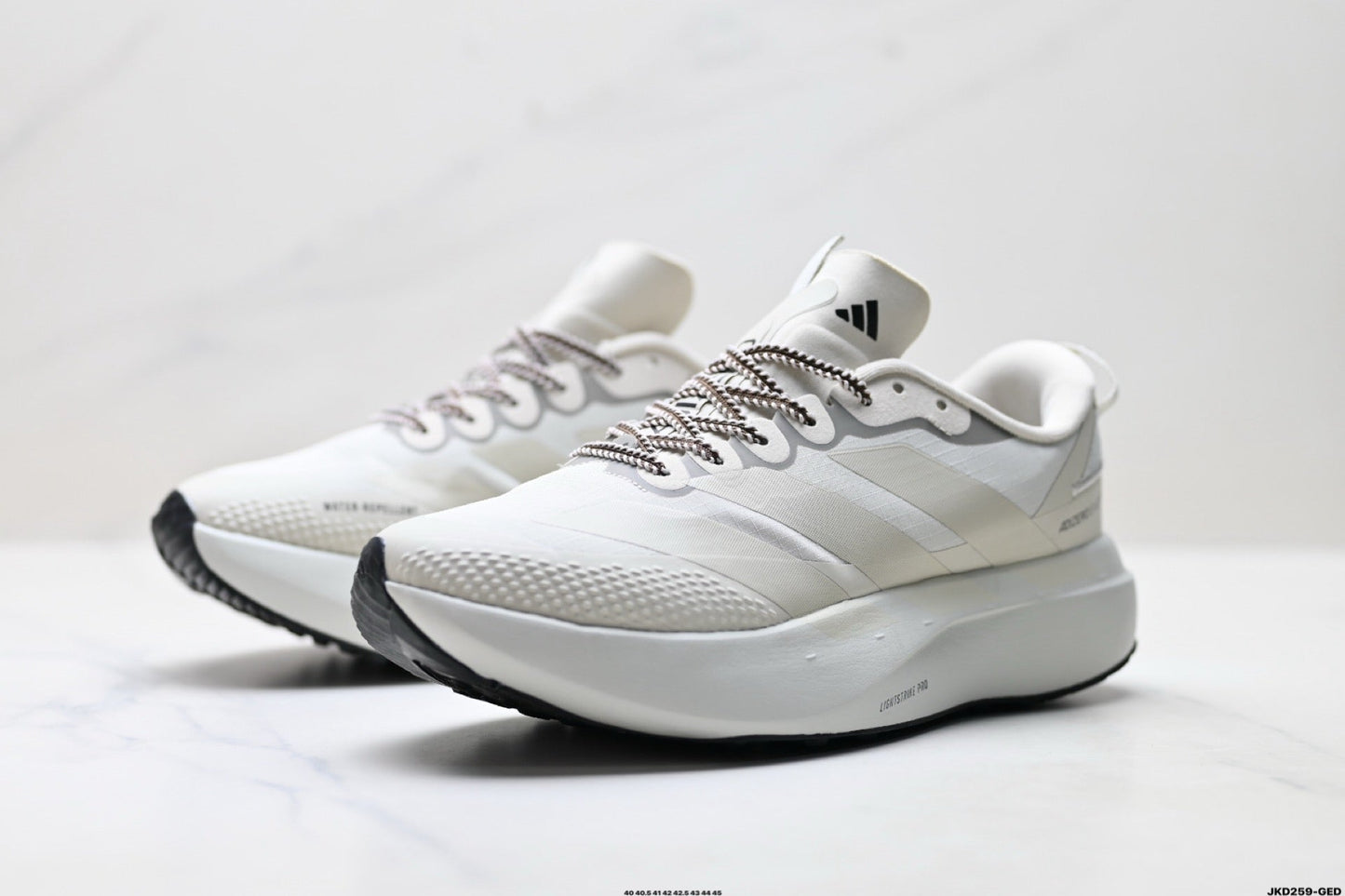Adidas K81801550 Men's Running Shoes #4 - White/Beige - image 10